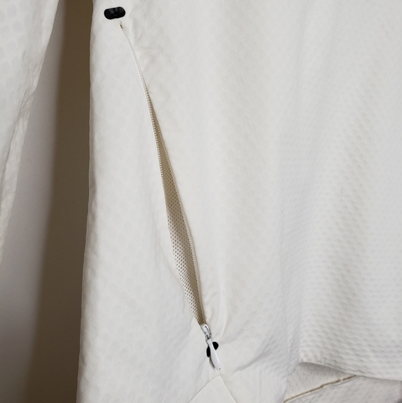 Nike Women’s White Half Zip Pullover Jacket Sweater Small - Picture 6 of 10